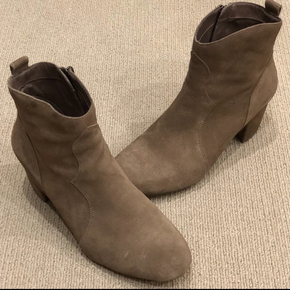 Steve Madden Hipstr Suede Heel Ankle Boot Sz 9.5 - Picture 4 of 6